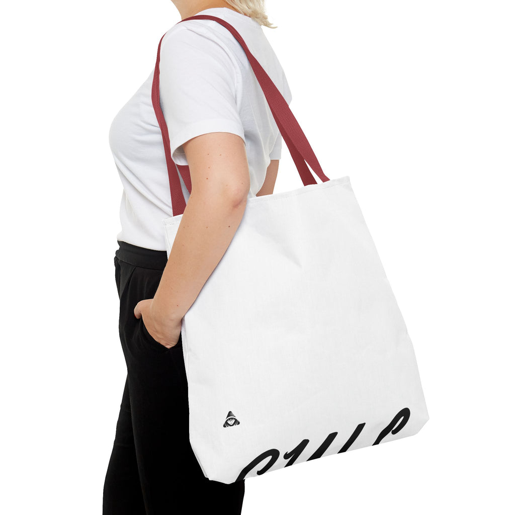 Blank All-Over Print Tote Bag — White Canvas Carryall