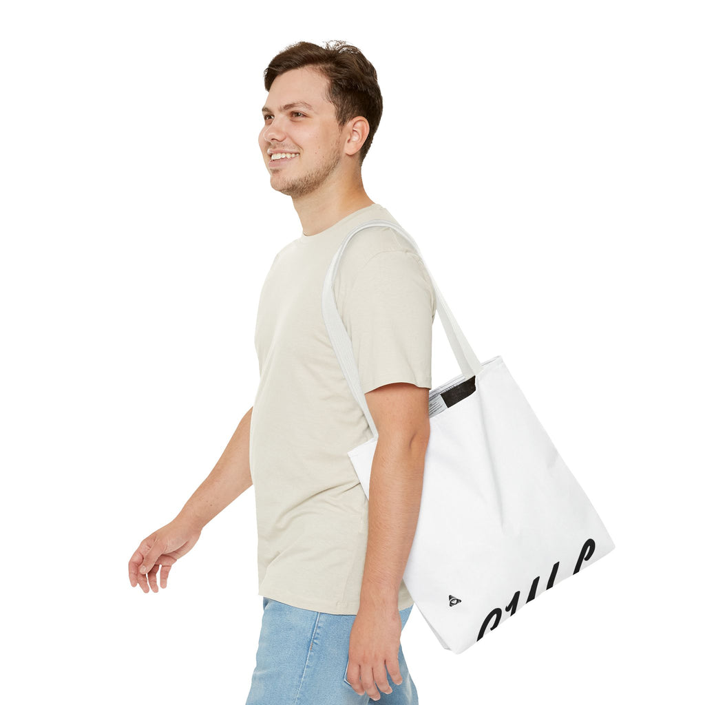 Blank All-Over Print Tote Bag — White Canvas Carryall