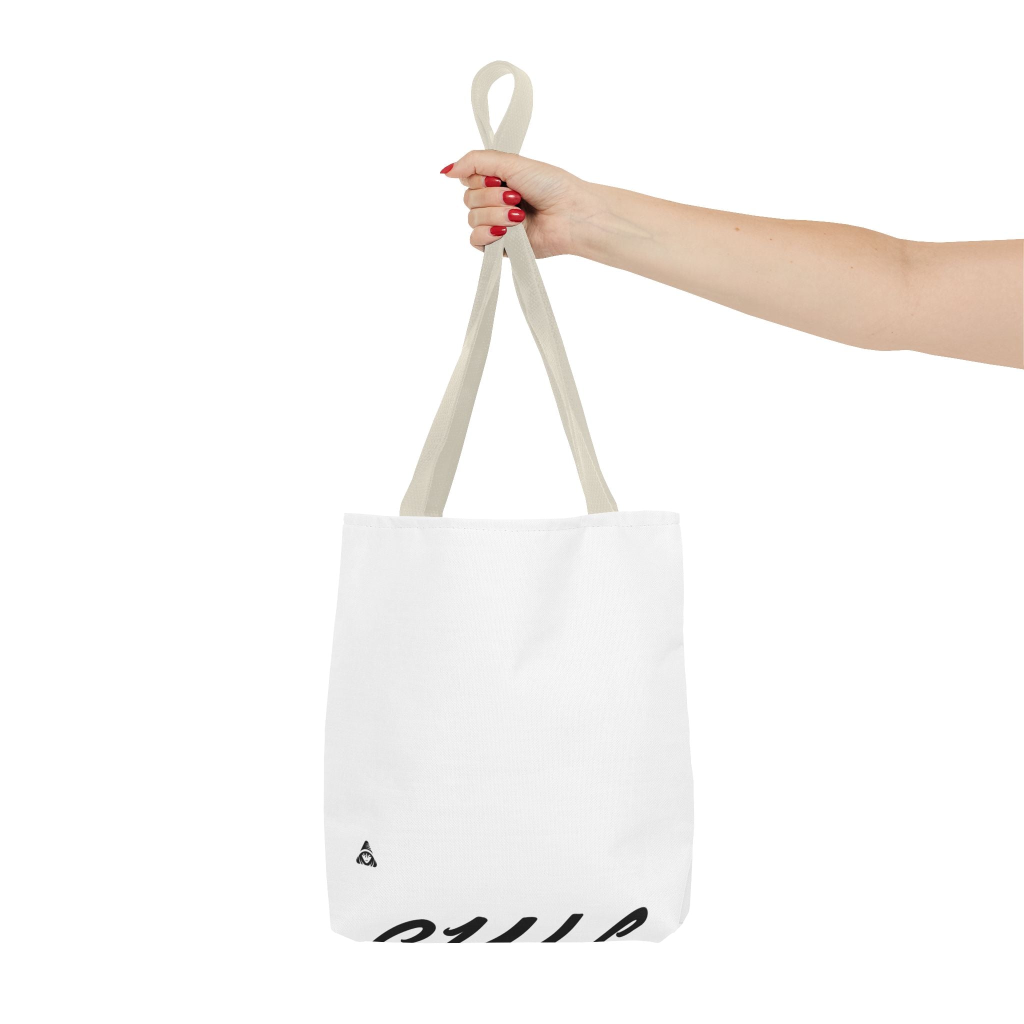 Blank All-Over Print Tote Bag — White Canvas Carryall