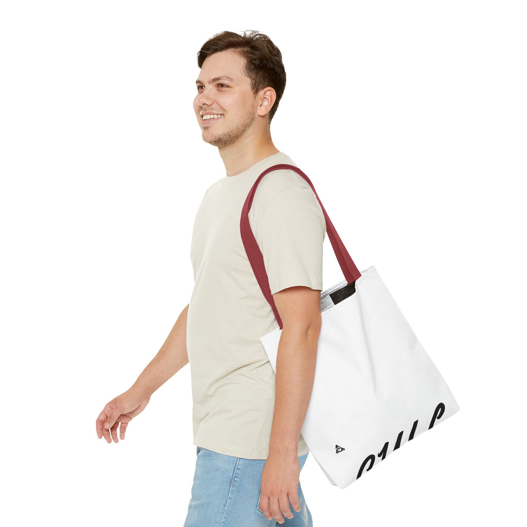 Blank All-Over Print Tote Bag — White Canvas Carryall