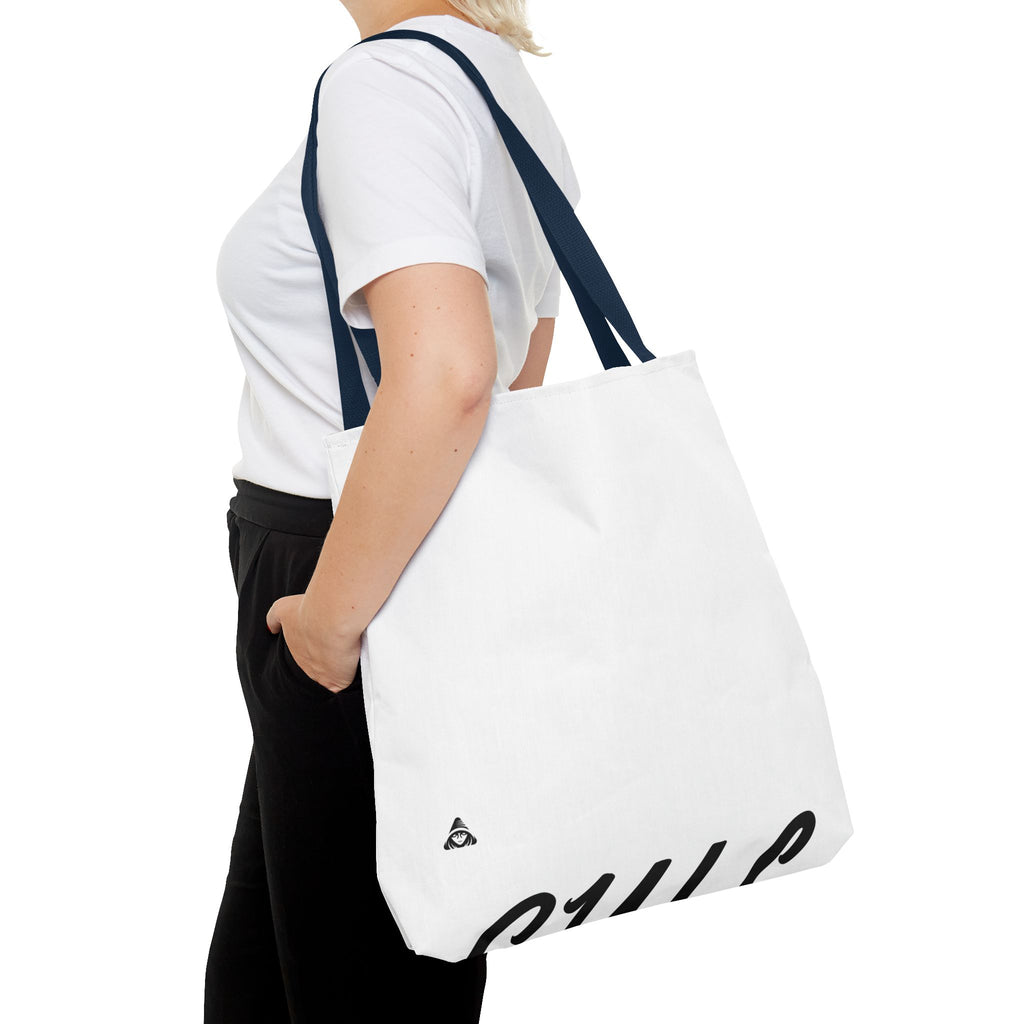 Blank All-Over Print Tote Bag — White Canvas Carryall