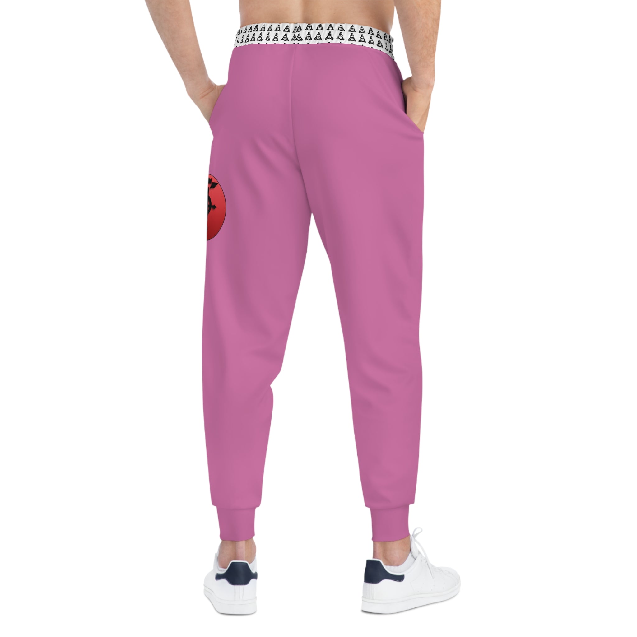Pink Medical Caduceus Joggers — Athletic Medical Staff Sweatpants