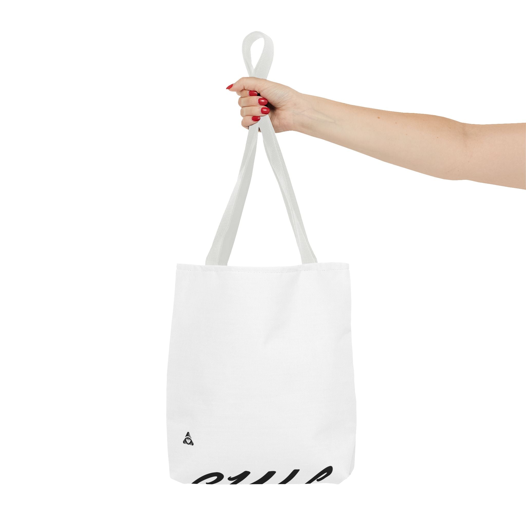 Blank All-Over Print Tote Bag — White Canvas Carryall