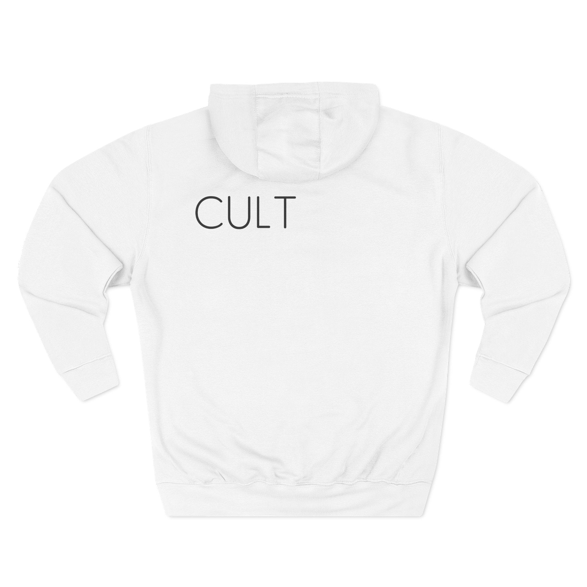 Cult Minimalist Hoodie — Three-Panel Fleece Pullover