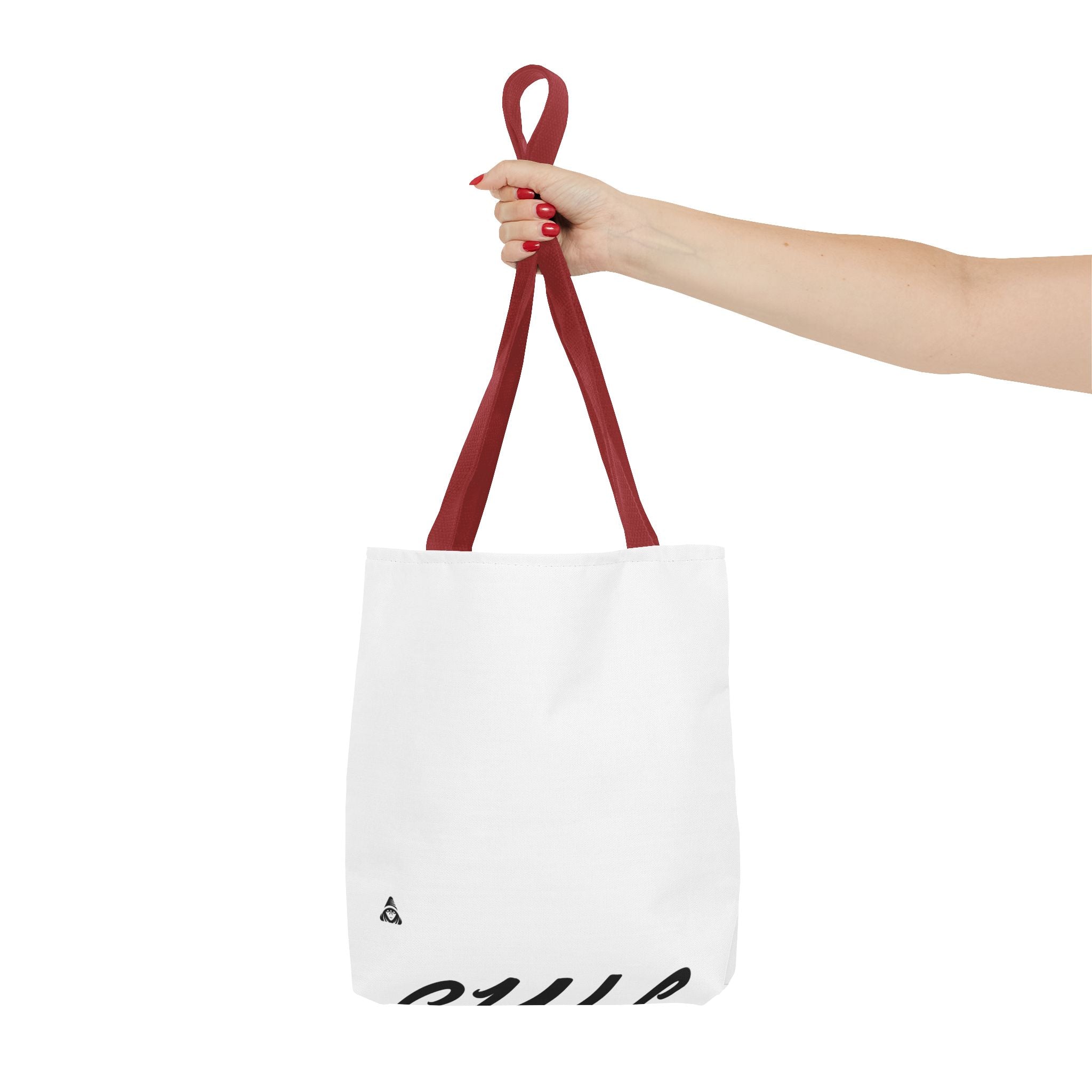 Blank All-Over Print Tote Bag — White Canvas Carryall